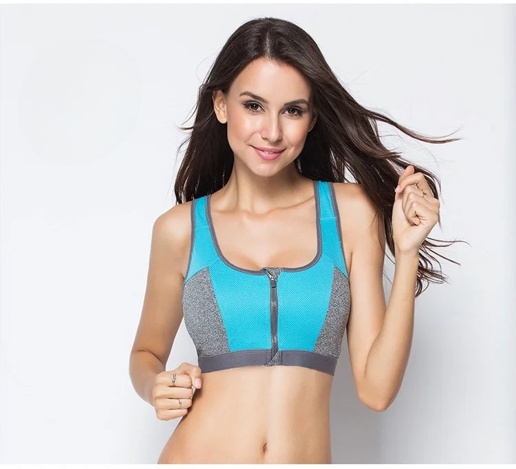 Brassiere de sport push up avec soutien gorge integre