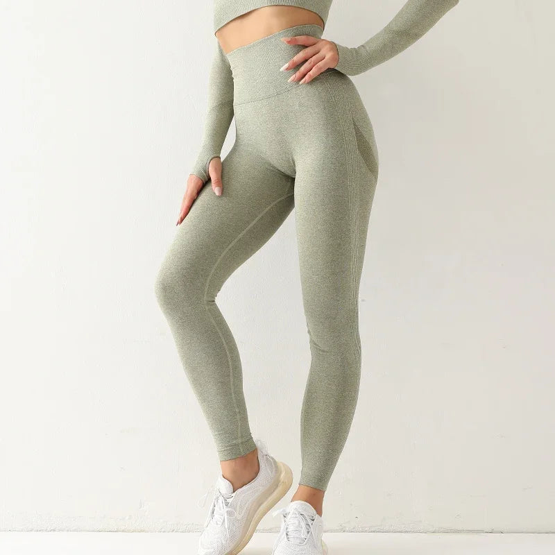 Leggings de sport push-up taille haute